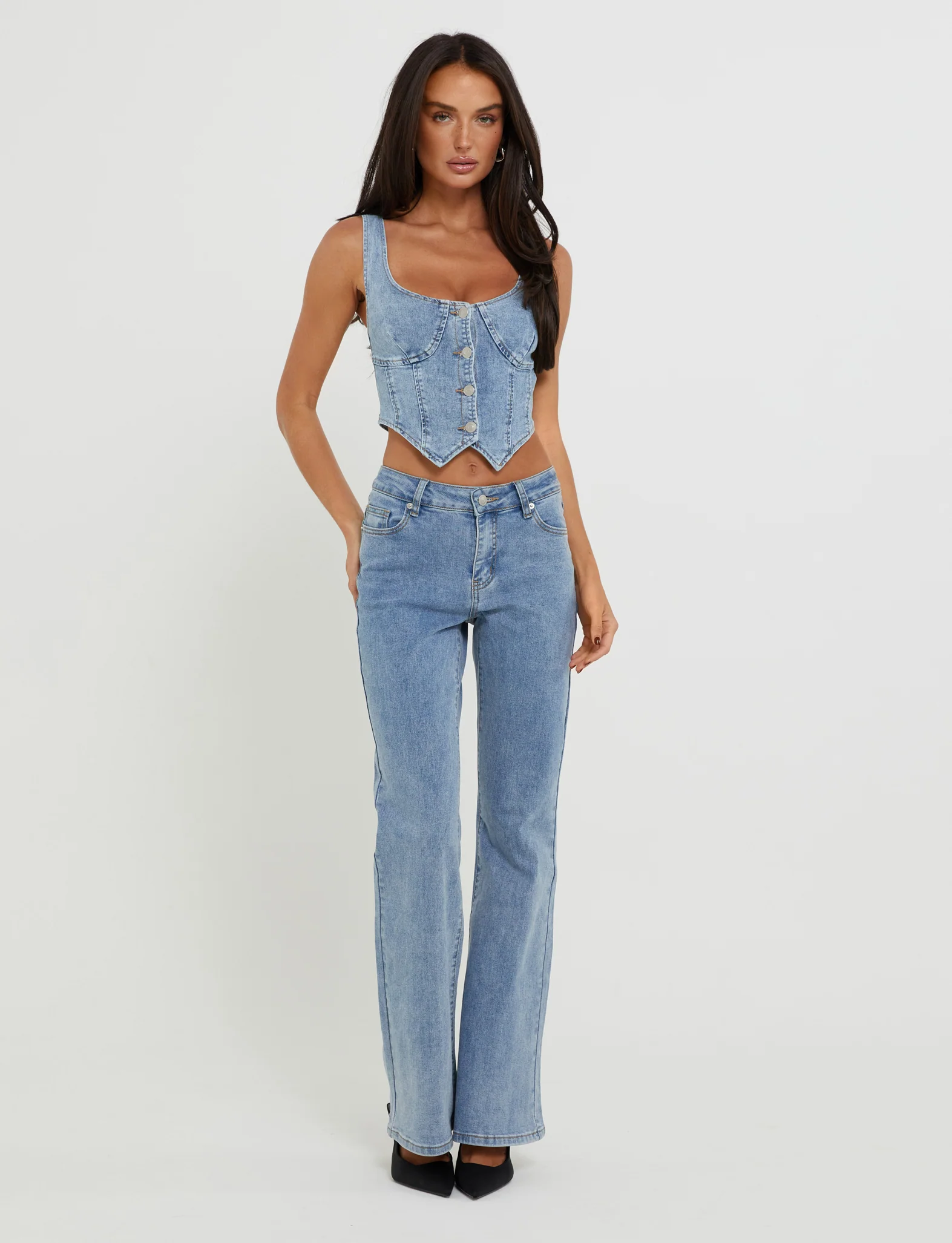 TATYANA JEANS - BLUE : LIGHT WASH : LIGHT DENIM - Stylemaxs
