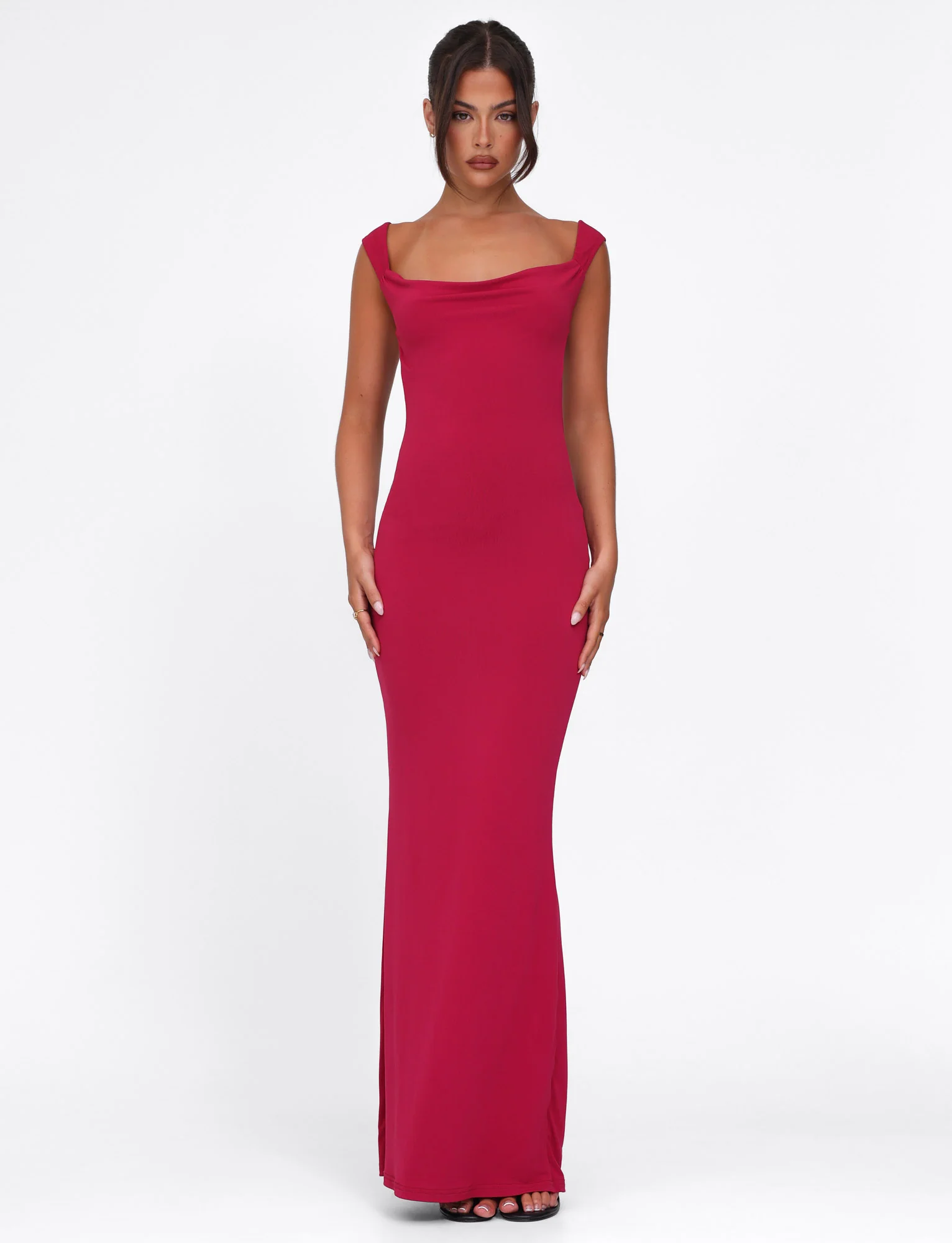 ZITA DRESS - RED : SALSA : DEEP RED - Stylemaxs
