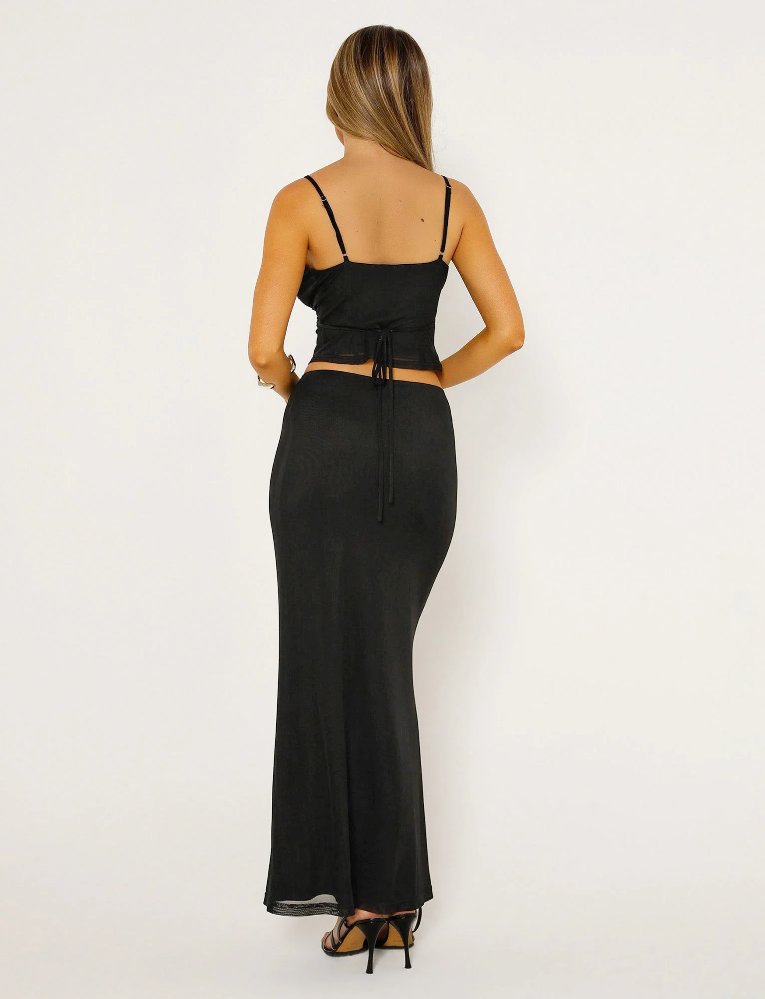 KATINA SKIRT - BLACK - Stylemaxs