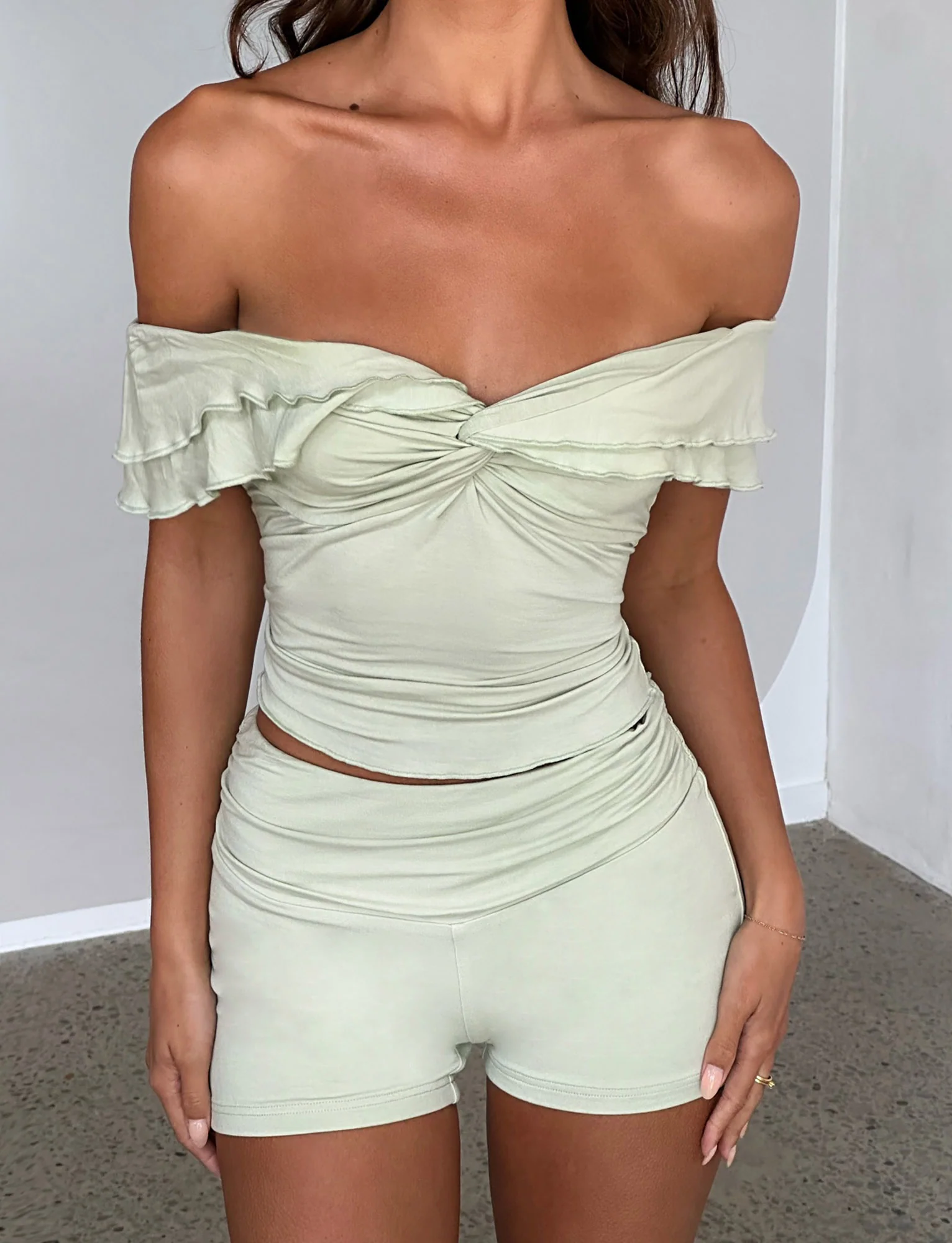 DENALI TOP - GREEN : SAGE GREEN - Stylemaxs