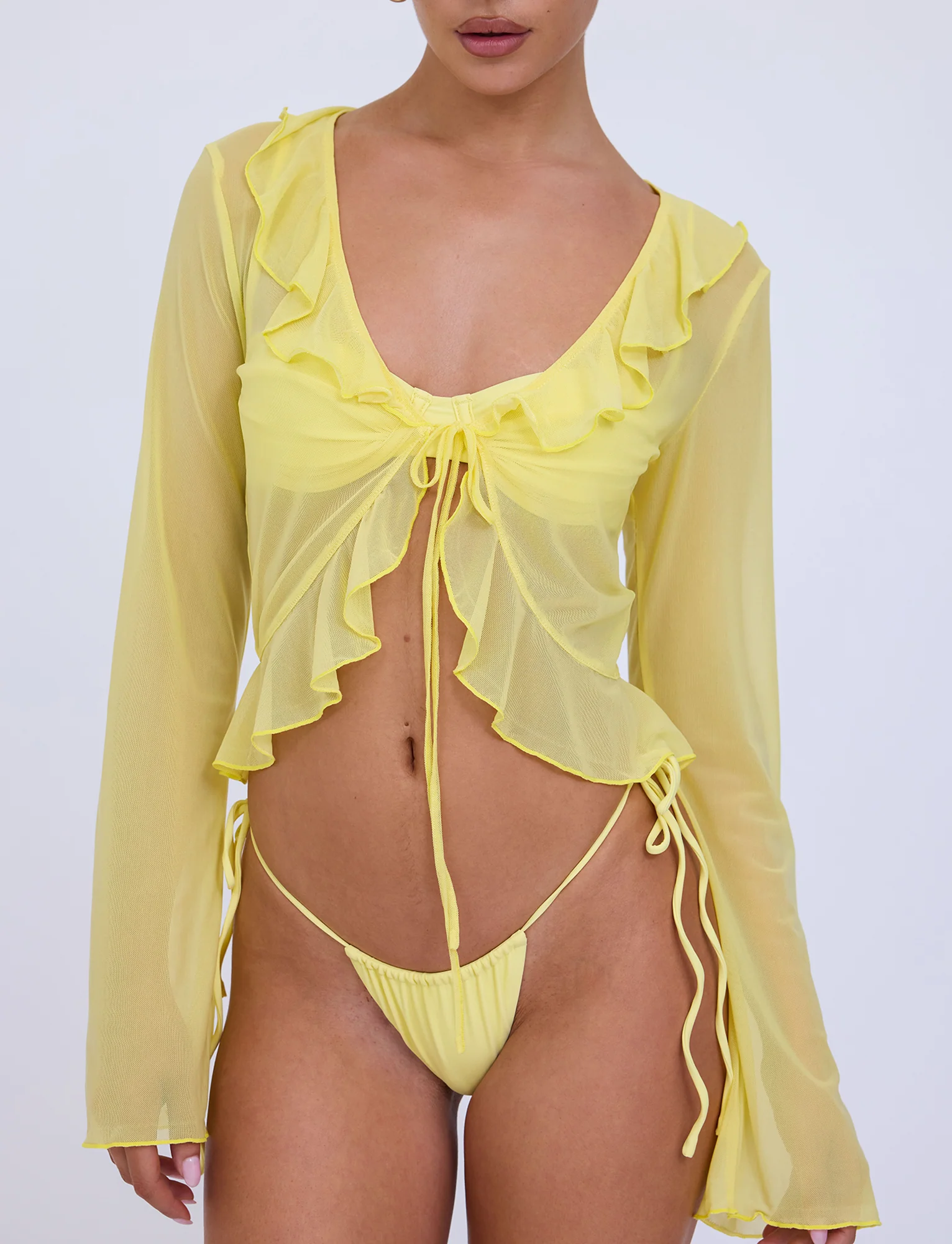CORVIN TOP - YELLOW : LEMON - Stylemaxs