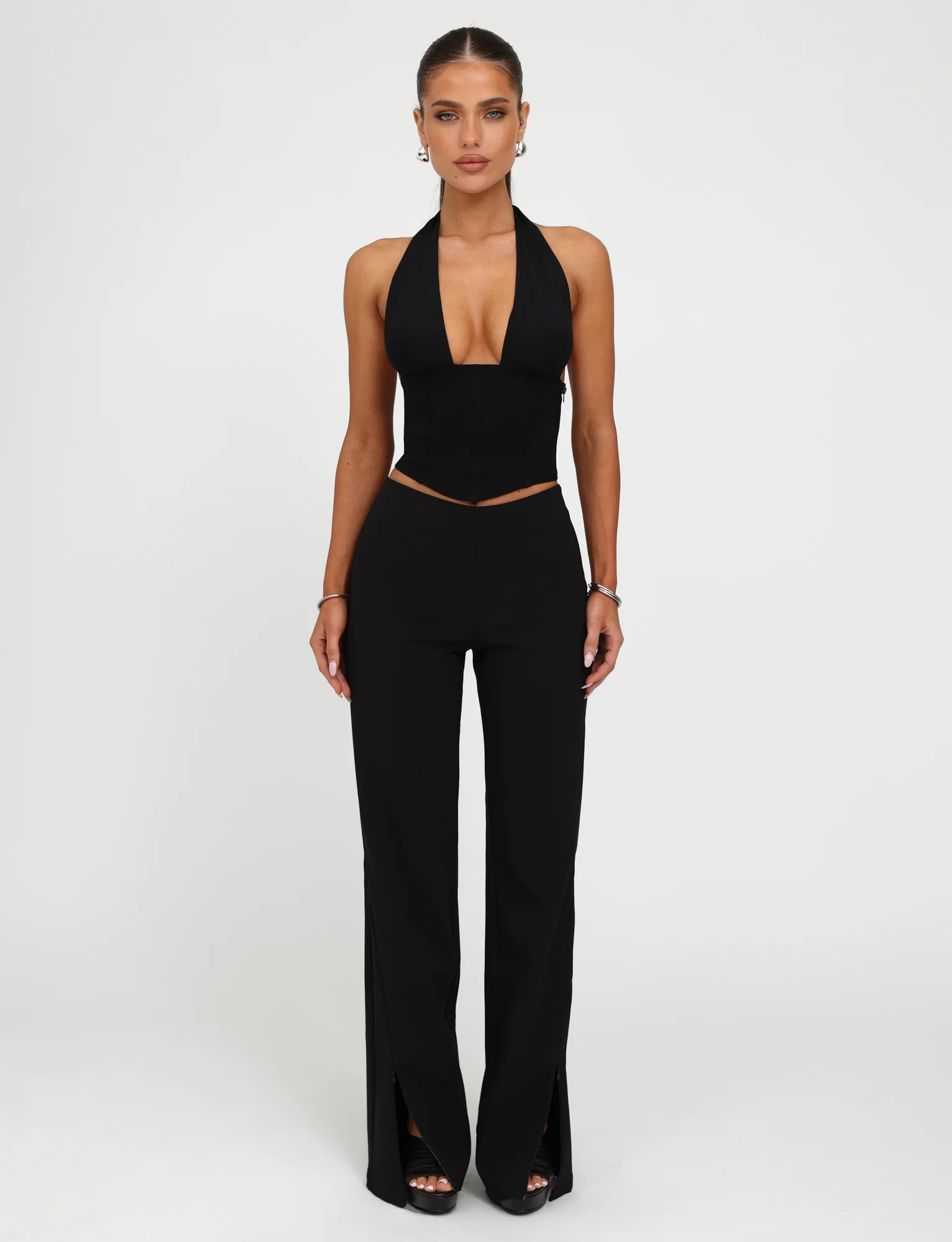 DAMIRA PANT - BLACK - Stylemaxs