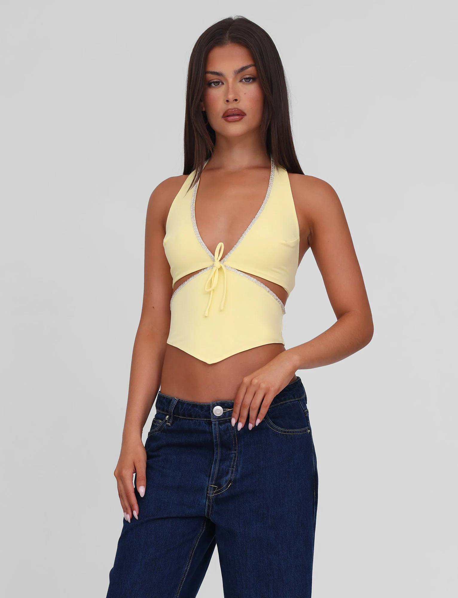 LIZZIE TOP - LEMON - Stylemaxs