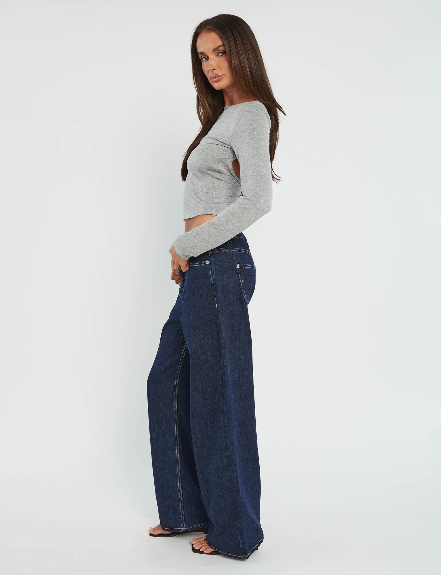 QUINNELL TOP - GREY - Stylemaxs