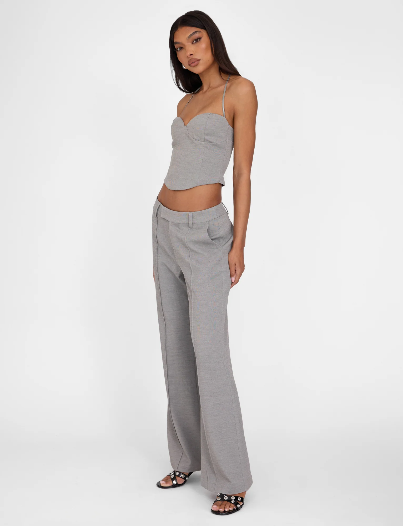 EMALINE PANT - GREY - Stylemaxs