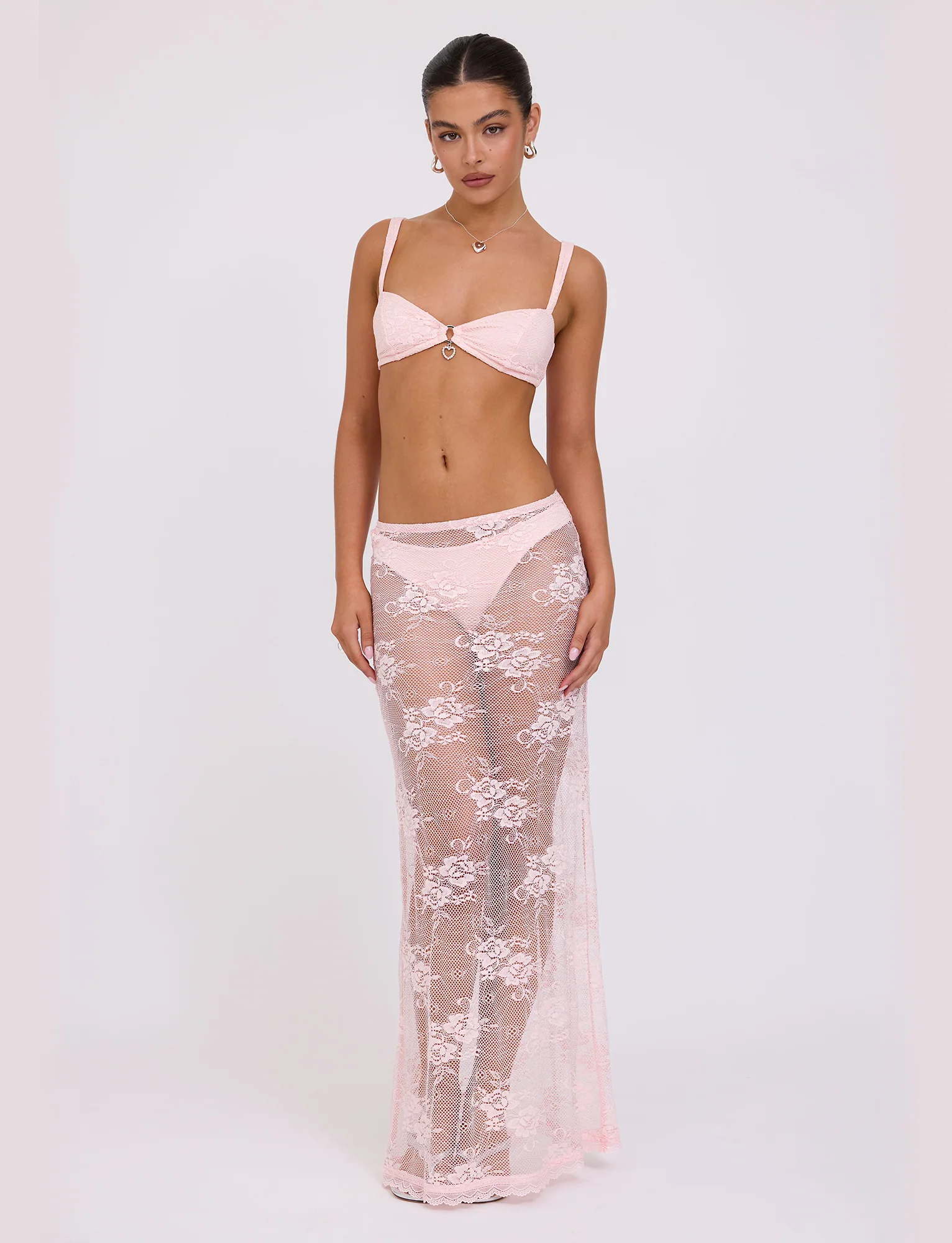 XADIE TOP - PINK : PASTEL PINK : PALE PINK - Stylemaxs