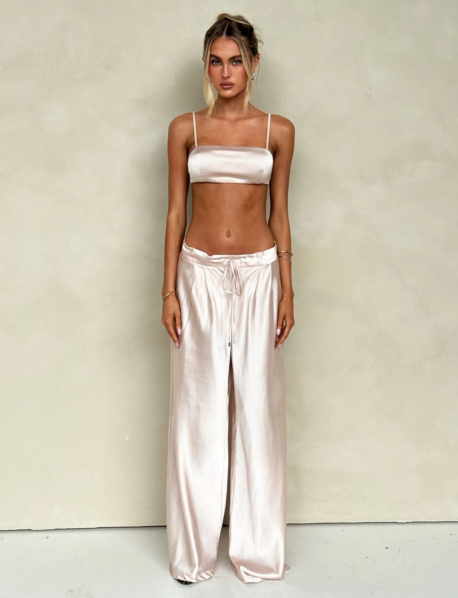 ALINA PANT - WHITE : IVORY - Stylemaxs