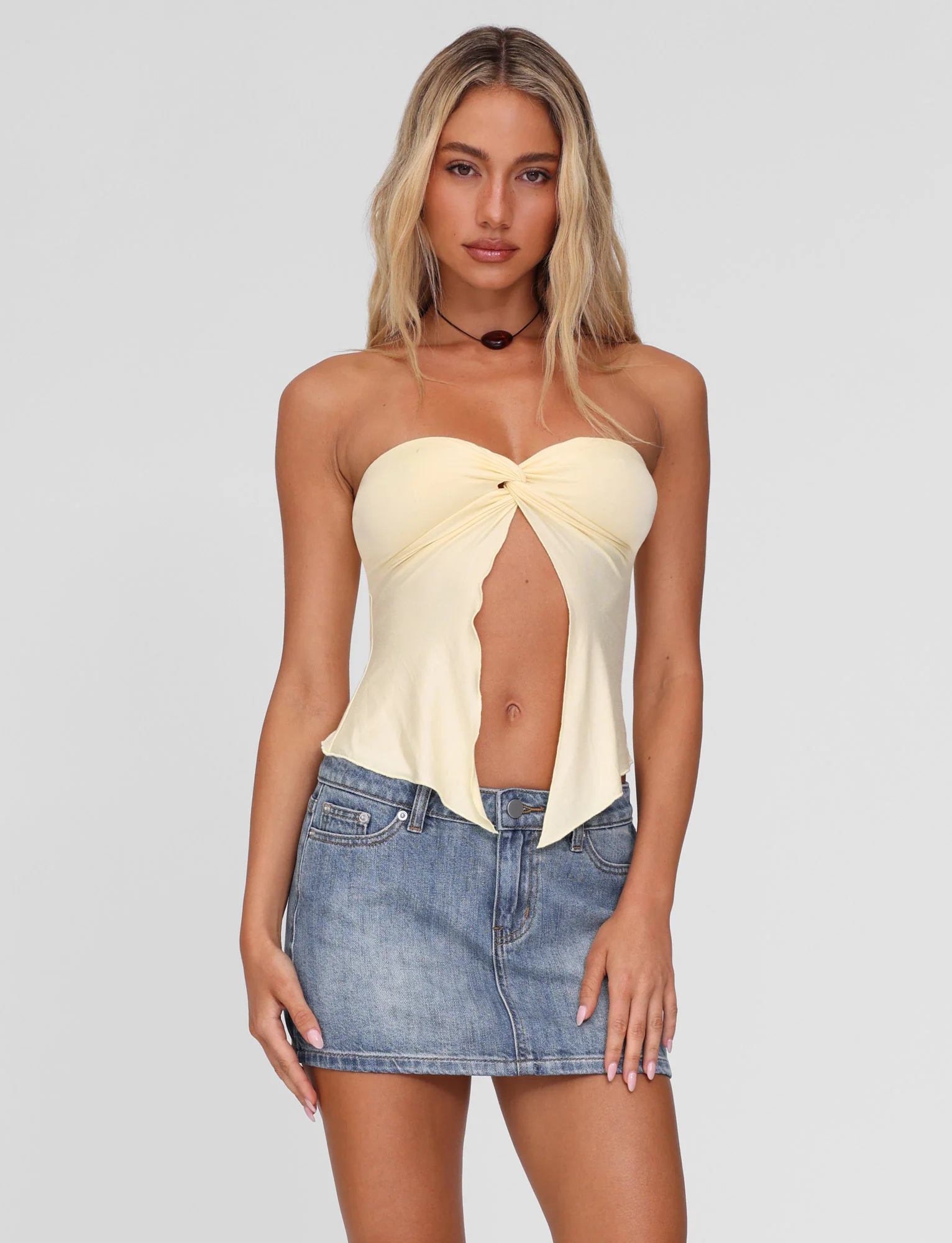 CHARMAINE TOP - LEMON - Stylemaxs