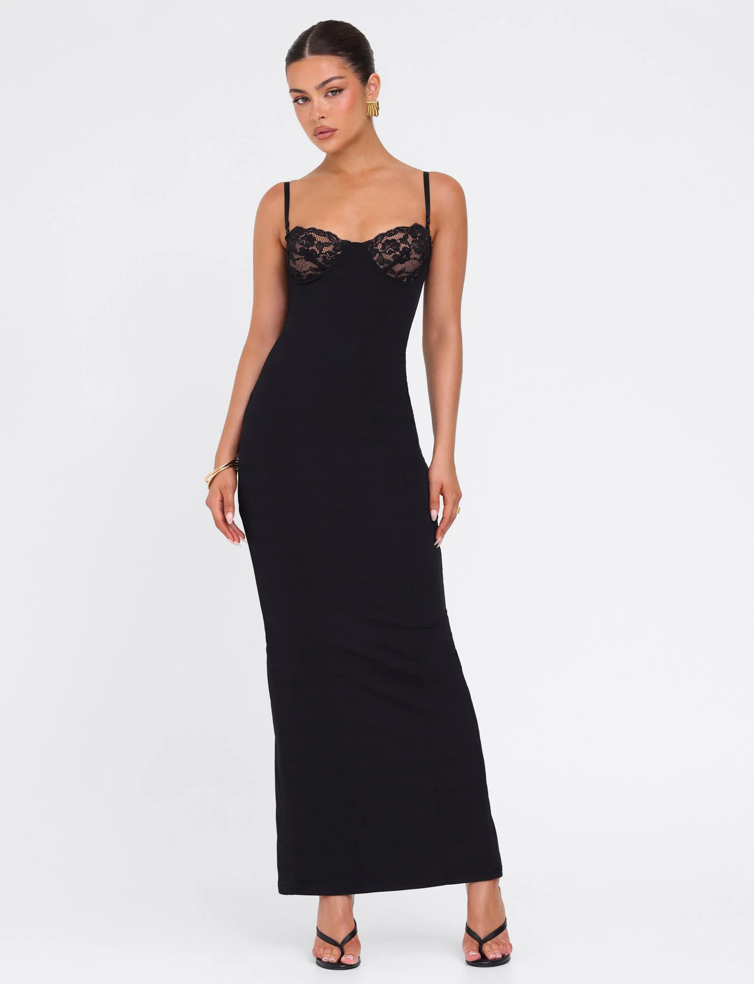 ALLURA MAXI DRESS - BLACK - Stylemaxs