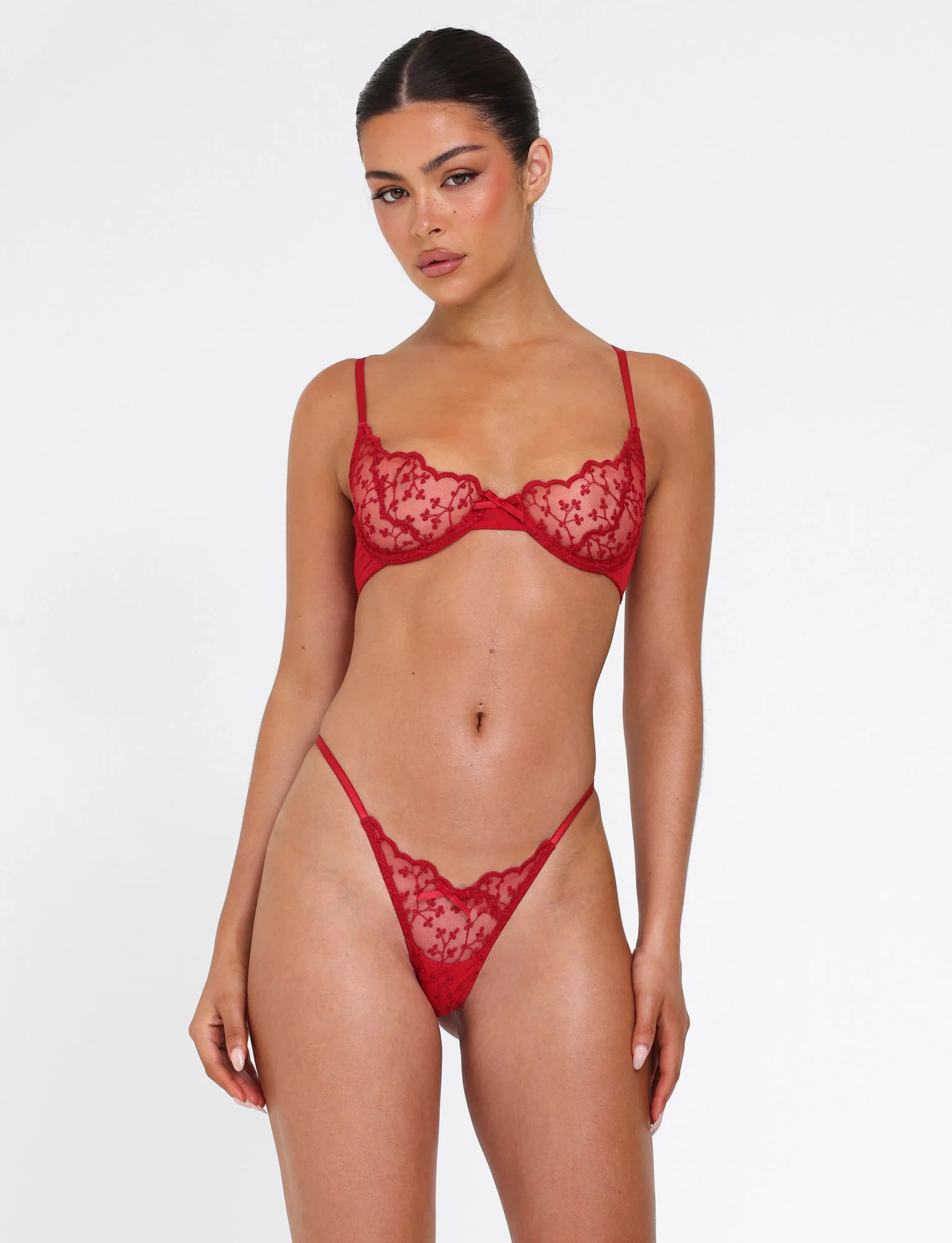 TALIYAH SET - RED - Stylemaxs