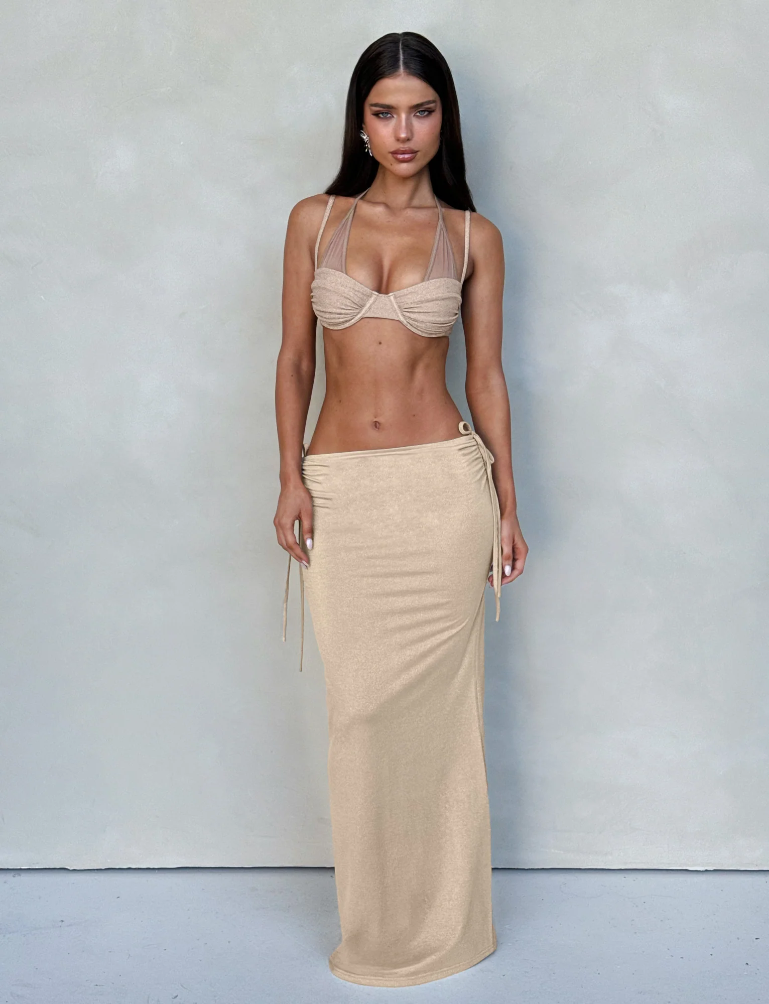 ELLIANA SKIRT - GOLD - Stylemaxs