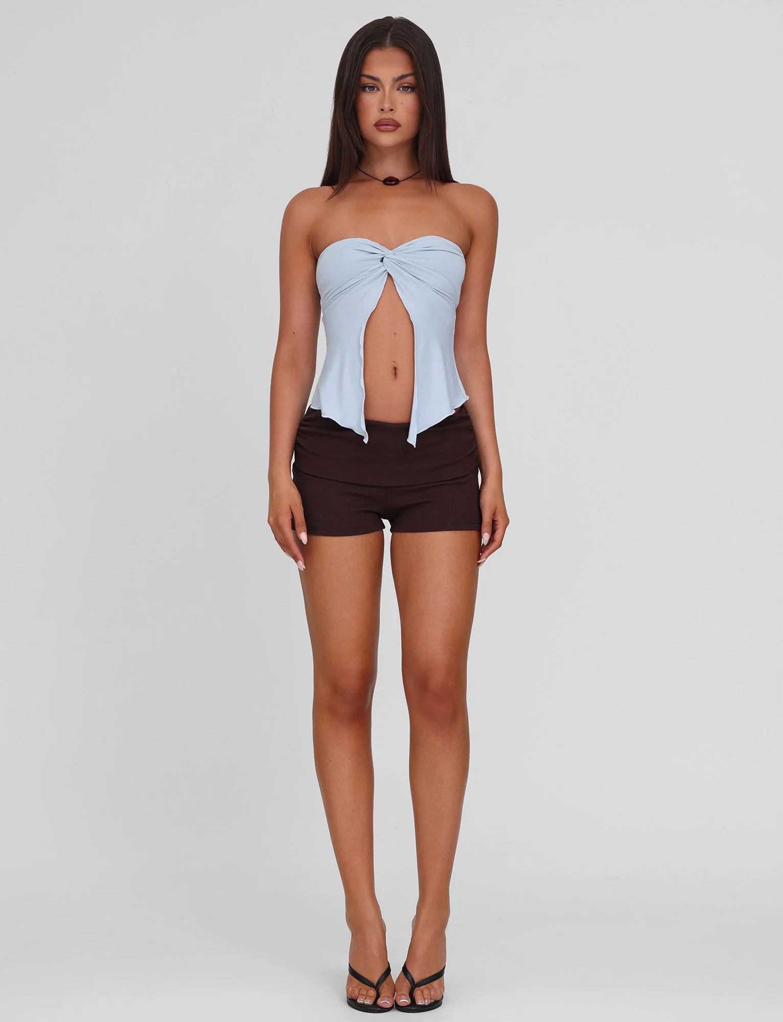 CHARMAINE TOP - BABY BLUE - Stylemaxs