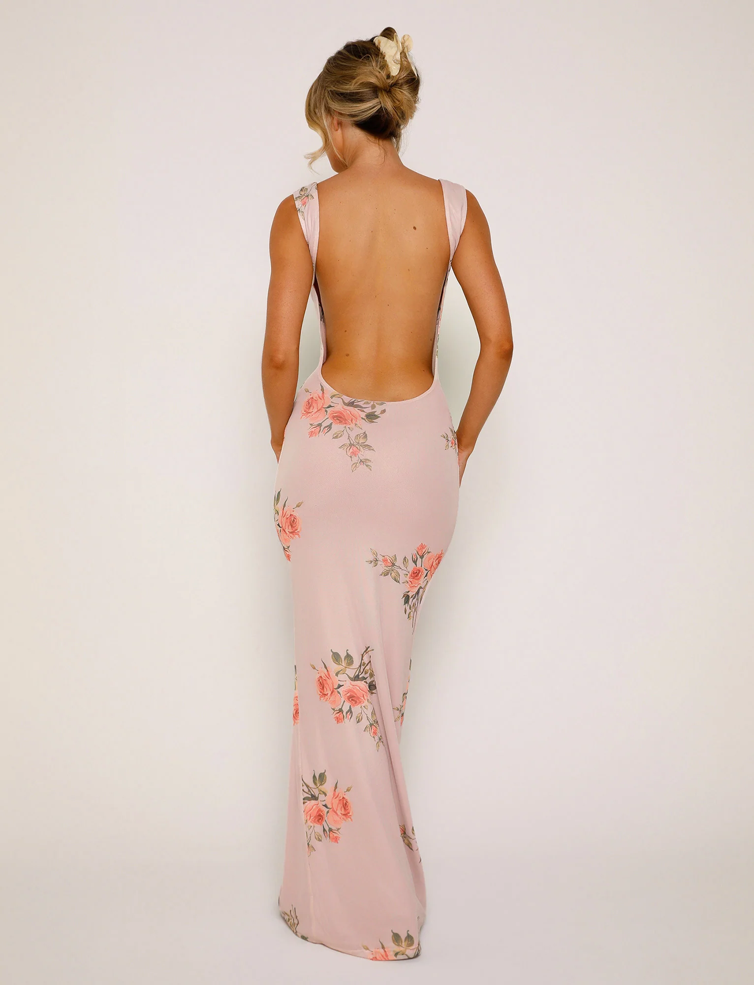 MORANA DRESS - PINK : FLORAL - Stylemaxs