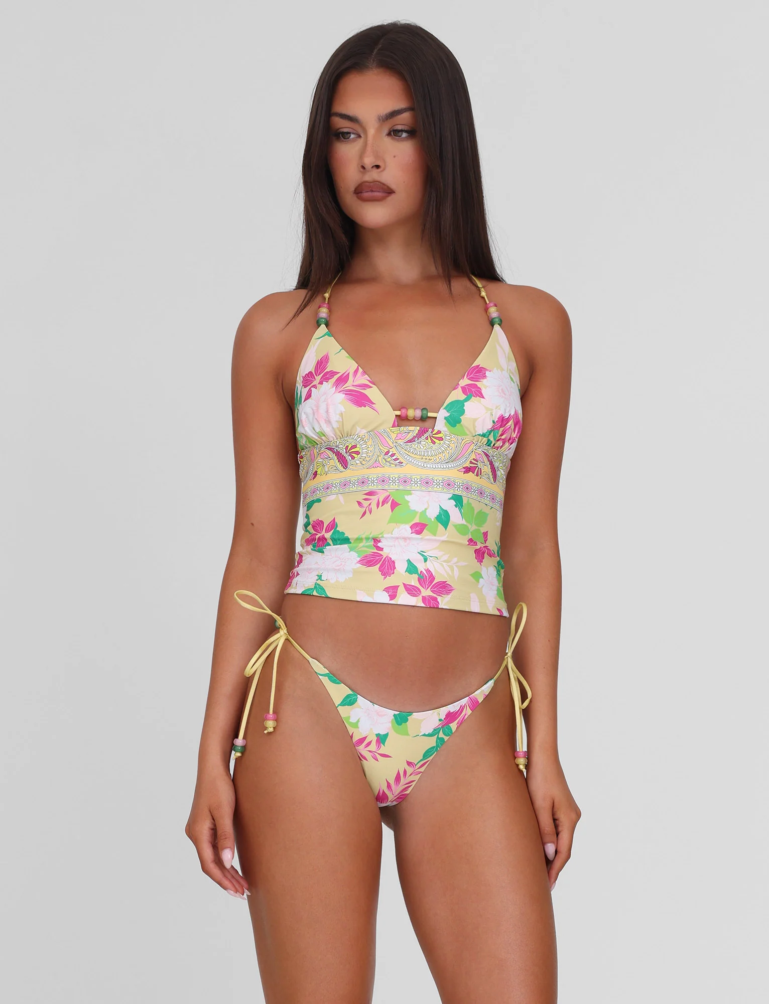 FINLEA BIKINI BOTTOM - PAISLEY BORDER - Stylemaxs