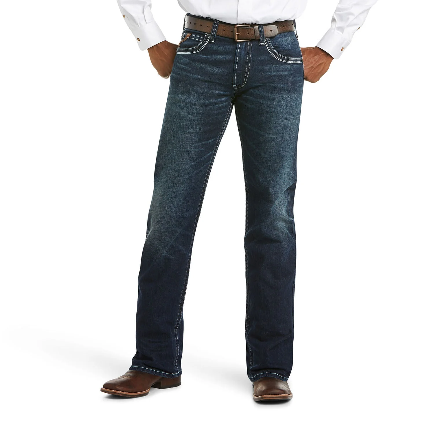 Ariat Men's M5 Slim Stretch Coltrane Stackable Straight Leg Jean - Stylemaxs