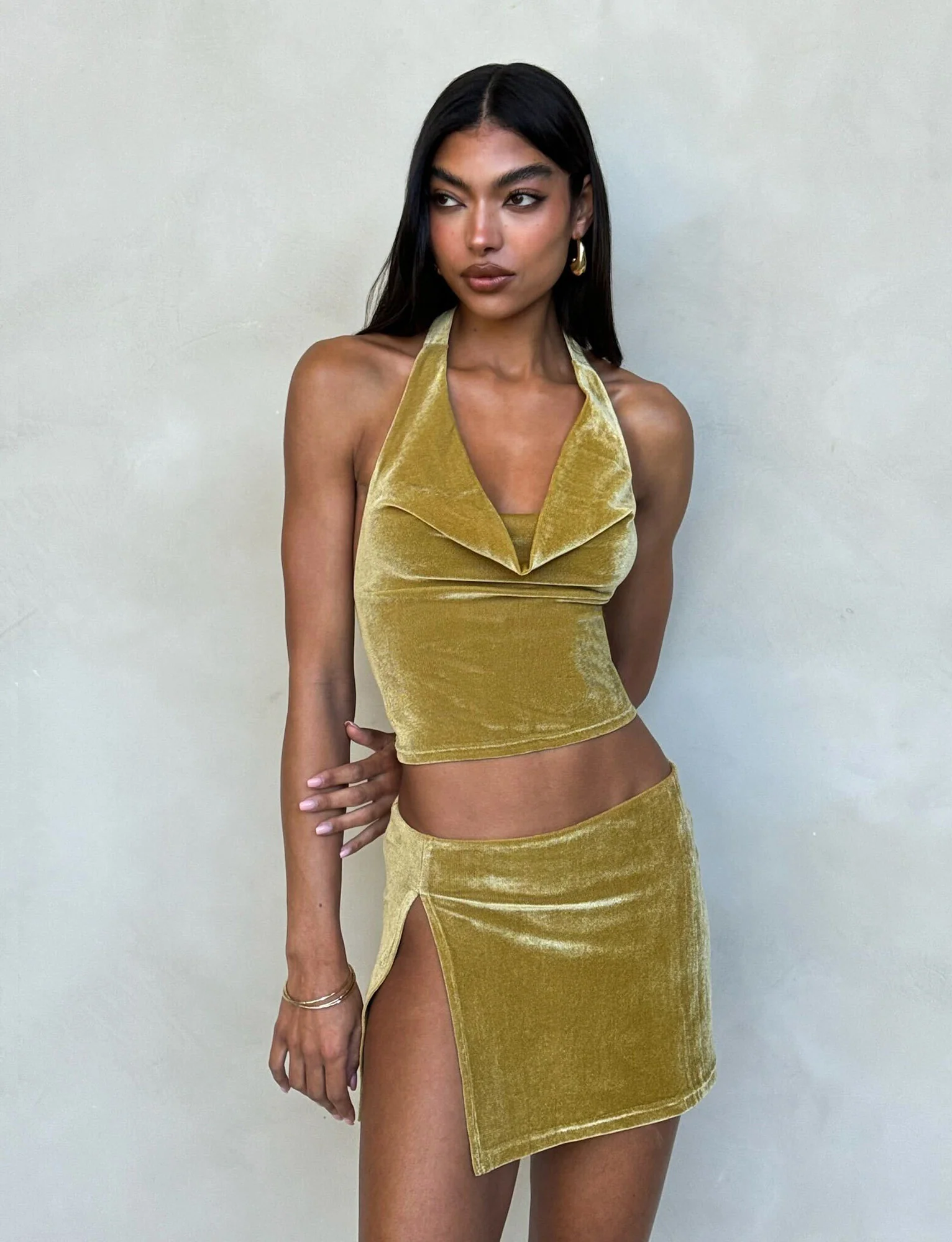 HARLOWE TOP - GOLD - Stylemaxs