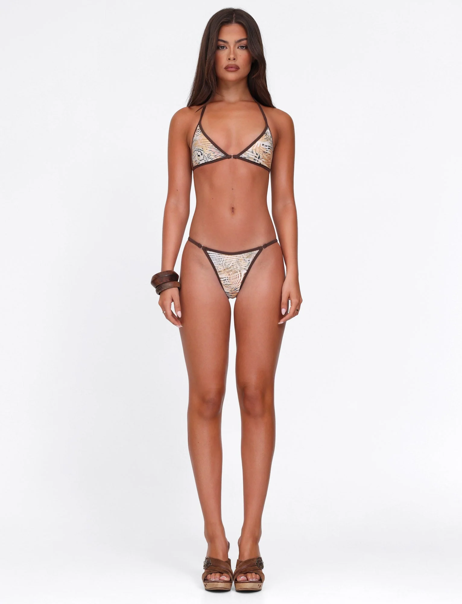 DIANA BIKINI BOTTOM - NEUTRAL : ANIMAL : ANIMAL MARBLE - Stylemaxs