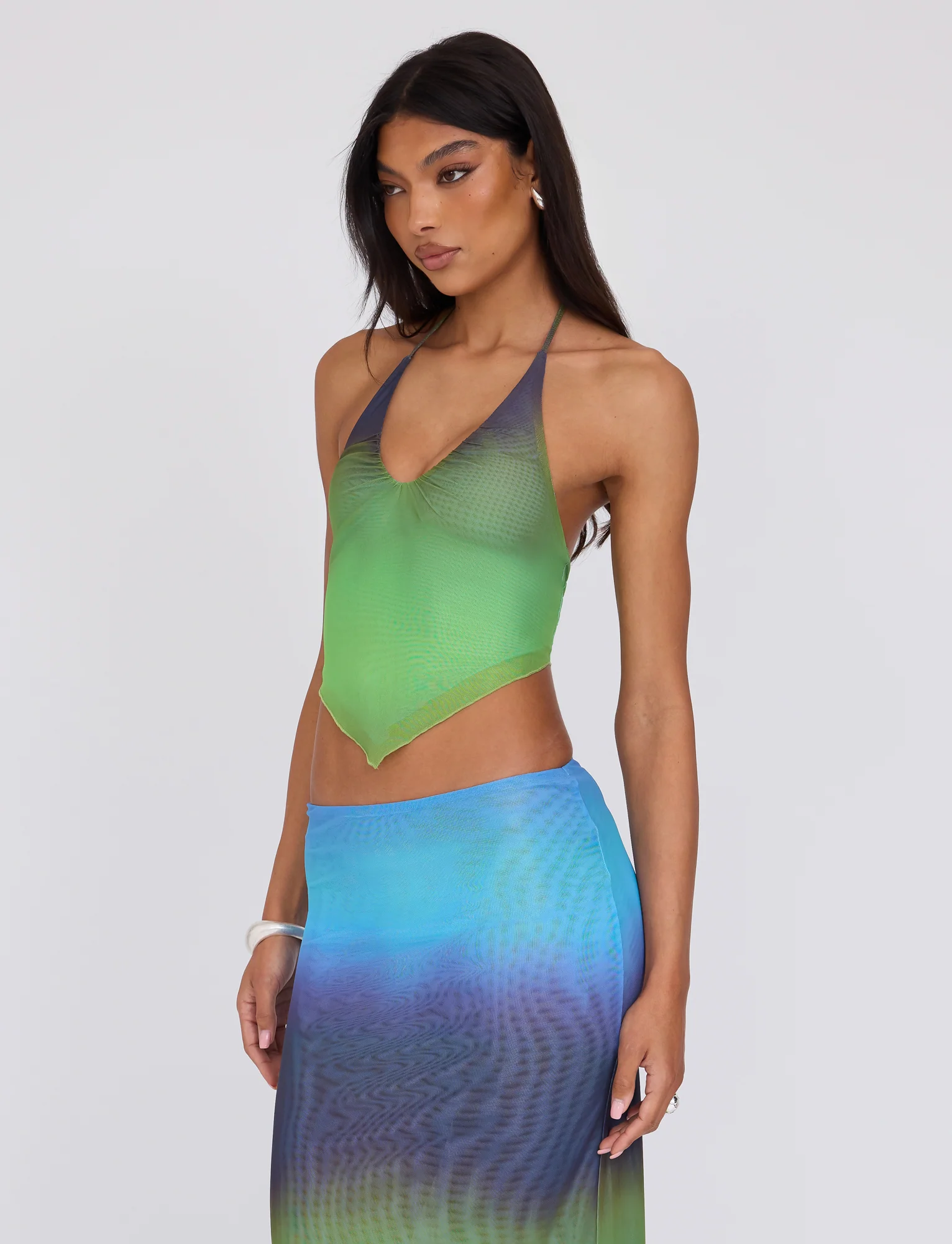 NOELY TOP - MULTI : OMBRE : GRADIENT STRIPE - Stylemaxs
