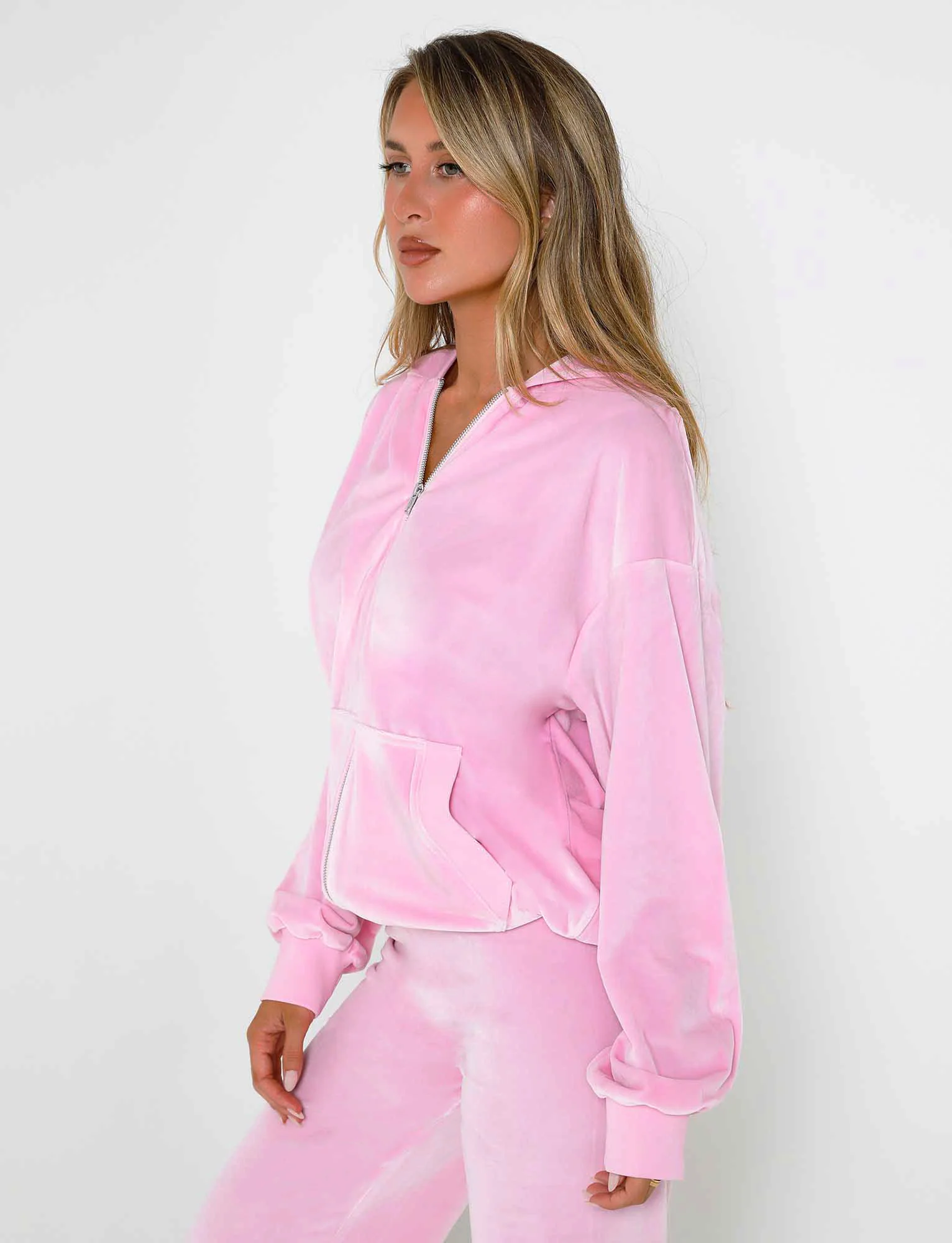 ERICKA HOODIE - PINK : BABY PINK - Stylemaxs