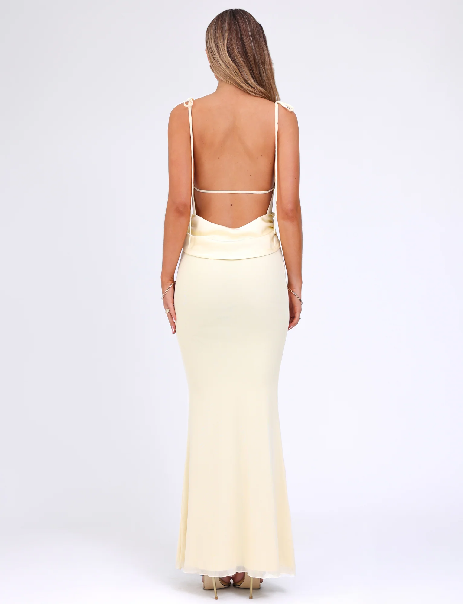 CYRIL DRESS - YELLOW : LEMON - Stylemaxs